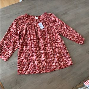 NWT Crewcuts girls blouse